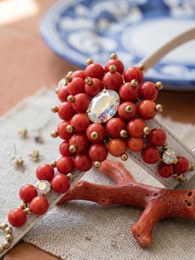 Corallo Rosso — Piatto Maiolica