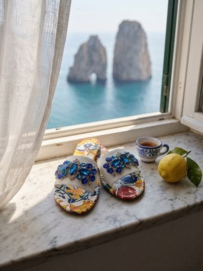 Maiolica Blu — Faraglioni Limone