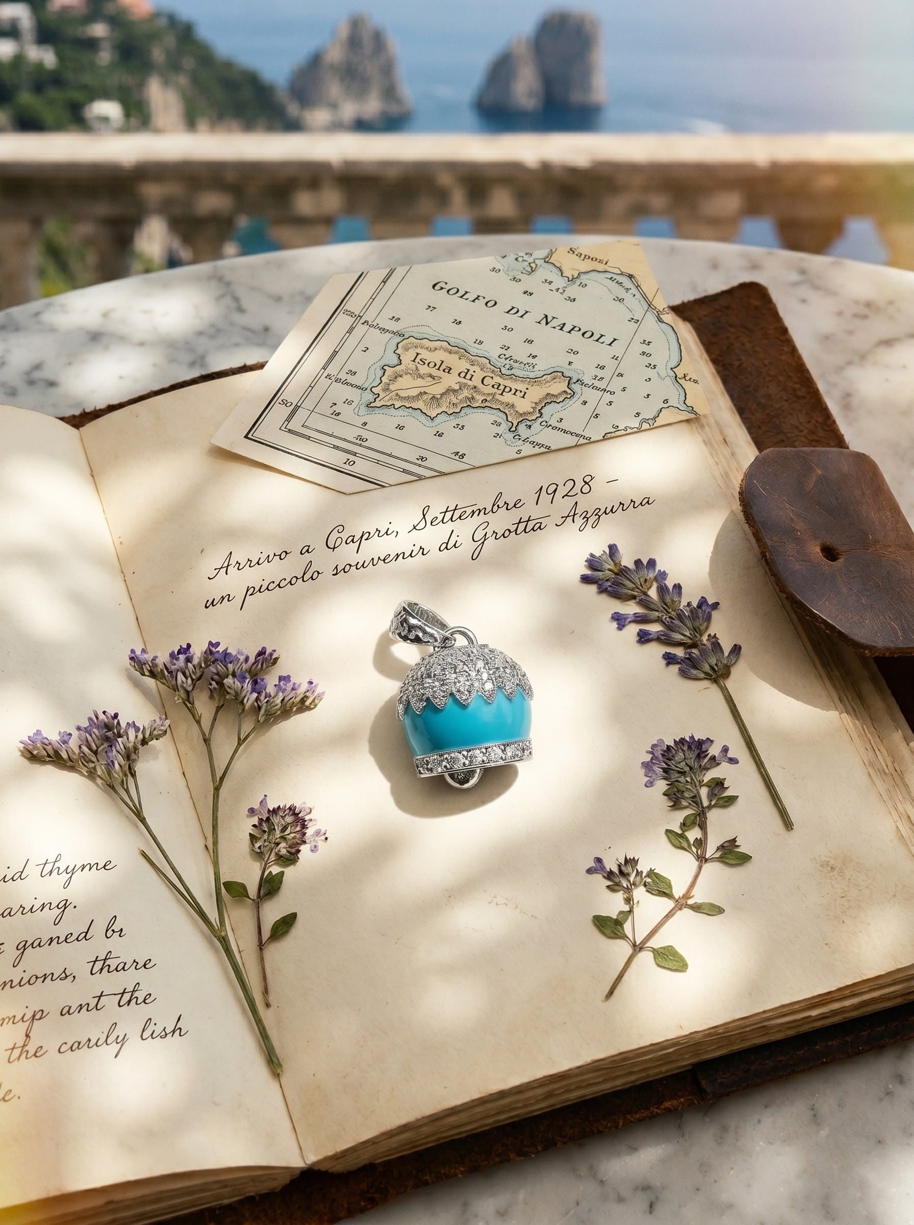 Slider Azzurro · Libri di viaggio — Capri Bells mood