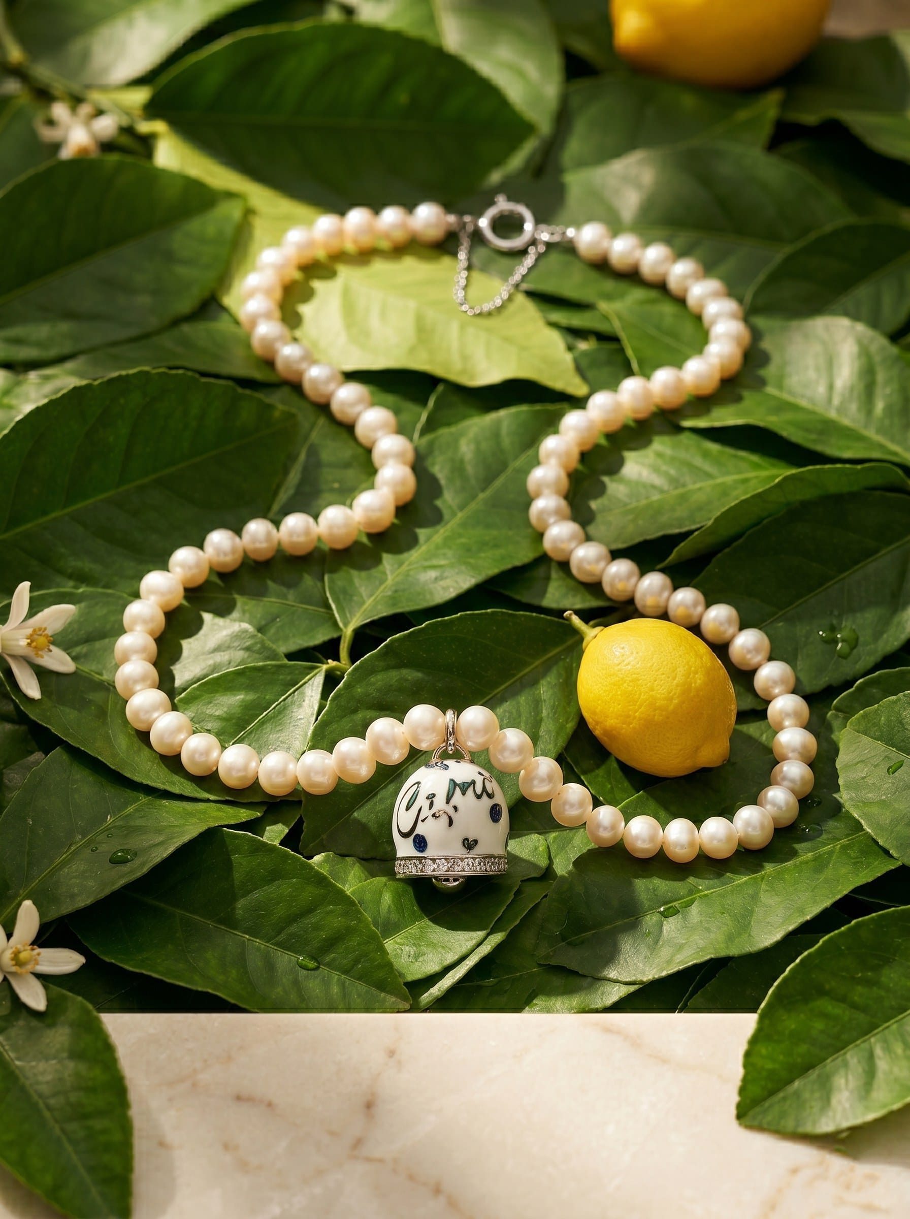 Azzurro Piccolo · Perle & Limoni — Capri Bells mood
